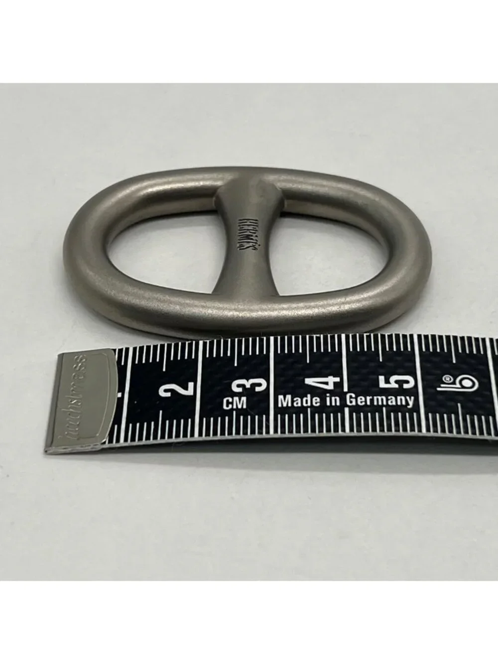 Hermes Chaine D'Ancre Scarf Ring Silver
